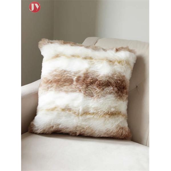 decorative luxury soft fluffy faux fur throw pillow covers 18inch*18inch,mongolian style cushion case for couch,bed,sofa