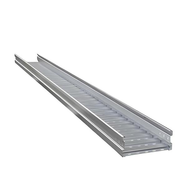 Silvery Molded Cable Tray With Temperature Range -40°C To 120°C And 3m Length Installation