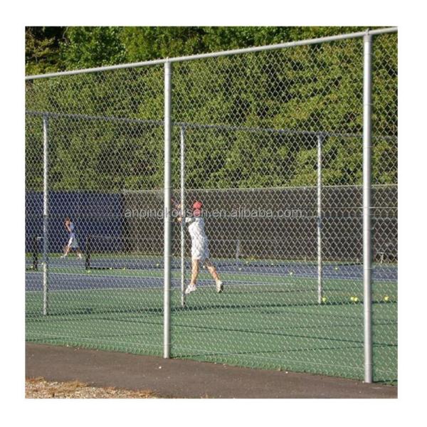 Cyclone Wire Fence with PVC Coated Galvanized Chain Link Wire Mesh Sustainable Option