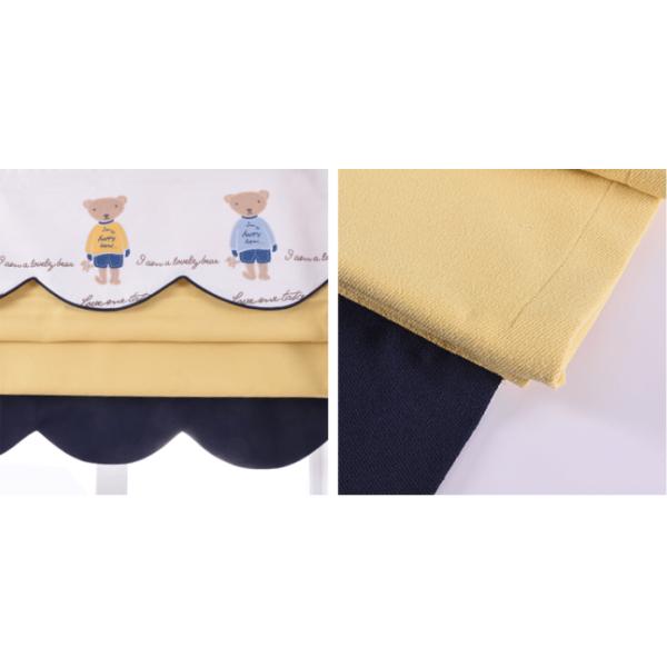 Cartoon fan shape blue pink Roman blinds track modern simple Customized for girls boys