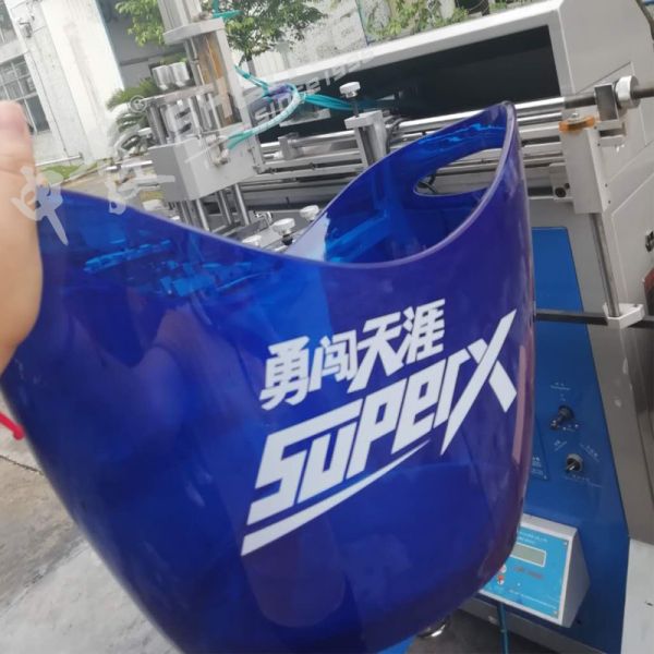 Semi-Automatic Screen Printing Machine for Bucket Printing with High Productivity and Max. Φ330mm*400mm Print Size