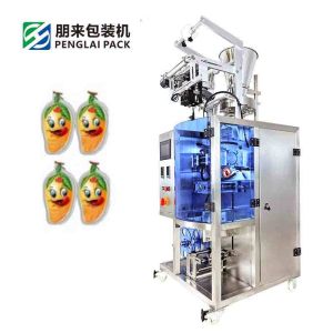 Honey Sauce Sachet Water Liquid Stick Jelly Ice Pop Juice Pouch Filling Machines Irregular Shape Packaging Machine