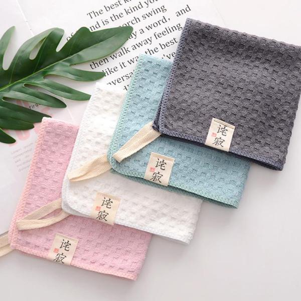 Мытье логотипа мягкого полотенца ткани вафли 16*16» Microfiber изготовленное на заказ