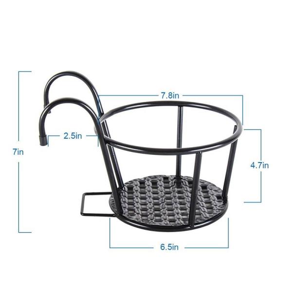 21.5cm Diameter Metal Wire 22mm Height Hanging Plant Rack