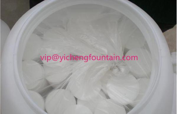 Disinfectant Trichloroisocyanuric Acid TCCA 90% Tablet For Swimming Pool 200g Per Piece
