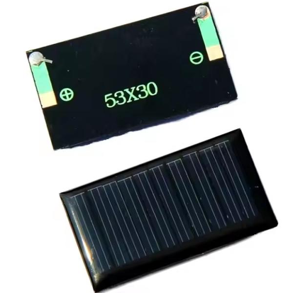 0.15W Mini Solar Panels DIY Customized Small Solar Monocrystalline Silicon Panels 30mA Battery Charger Kits 5V Portable for Outdoors