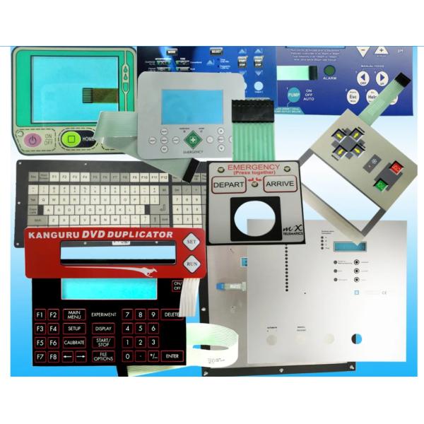 Pvc/pc/pet Membrane Switch On/off Push Button Keypad Waterproof function