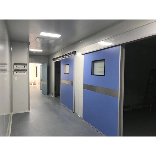 Steel Hospital Cleanroom Sliding Doors Soundproof Wrought Iron Sliding Door