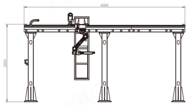 Linear Track 7th For Welding Painting And General Application Of Robot Moving