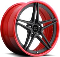 Bmw M4 Wheels 18 19 20 21 22 Inch 5x120 Forged Alloy Custom Rims 2 Pc Red Machine Lip