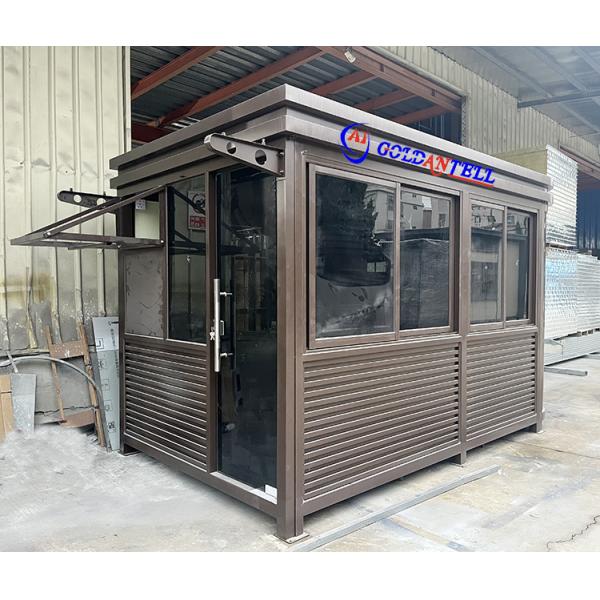 Steel Security Guard House 2000x2500mm Prefabricated Toll Booth