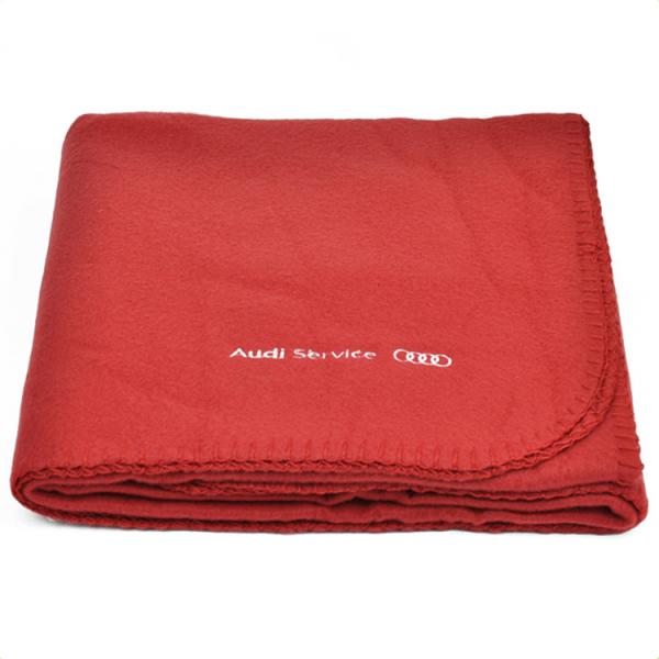 Personalized Solid Polar Fleece Throw Blanket Embroidery 50X60 Inch