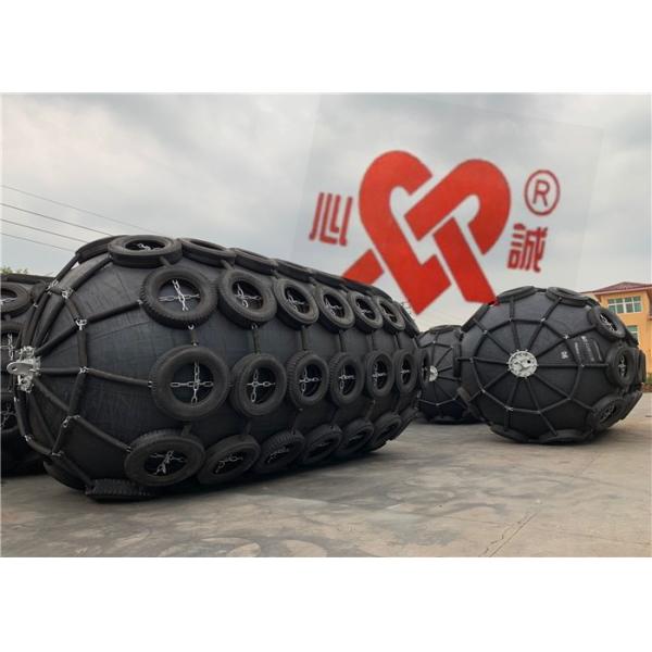 Tipo flotante caucho natural del barco de la defensa neumática inflable del muelle del 65%