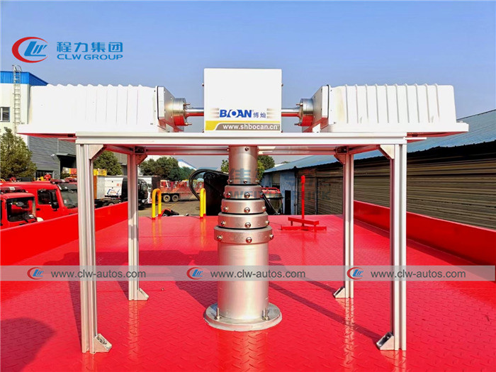 Пожарная машина спасения Howo 4x2 аварийная со складывая краном