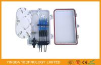 Ftth / Fttx Mini Plastic Wall Mount 4 PortS Drop Cable Fiber Optic Termination Box