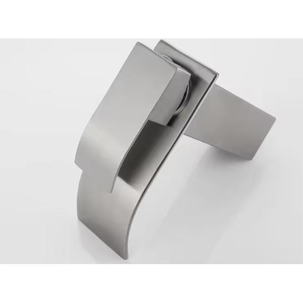 Single Handle Lizhen 2024 Bathroom Water Tap Waterfall Stainless Steel Black Basin Faucet