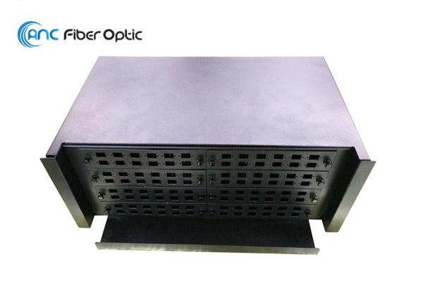 288 Core MPO Fiber Optic Cable , 19 3U MPO Rack Mount Patch Panel LGX Steel
