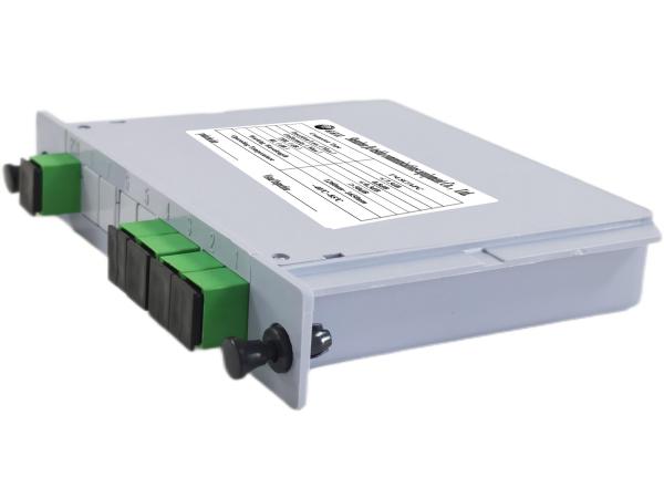 Single mode 0.9 2.0mm 1x4 SC APC PLC Fiber Splitter  CATV LAN