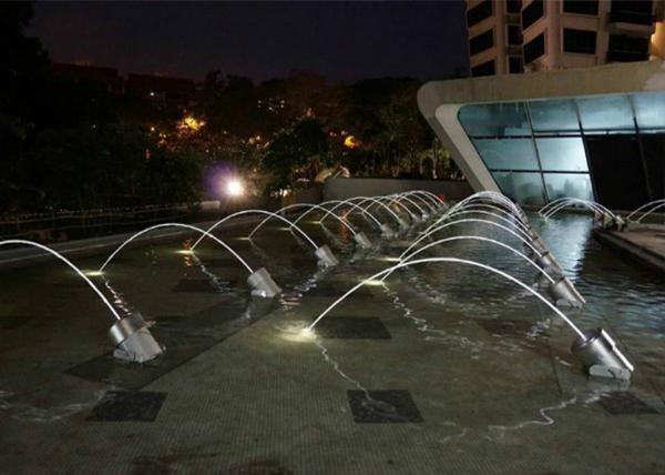 Creative Decorative Garden Laminar Jet Fountain With Led Lights PC Control