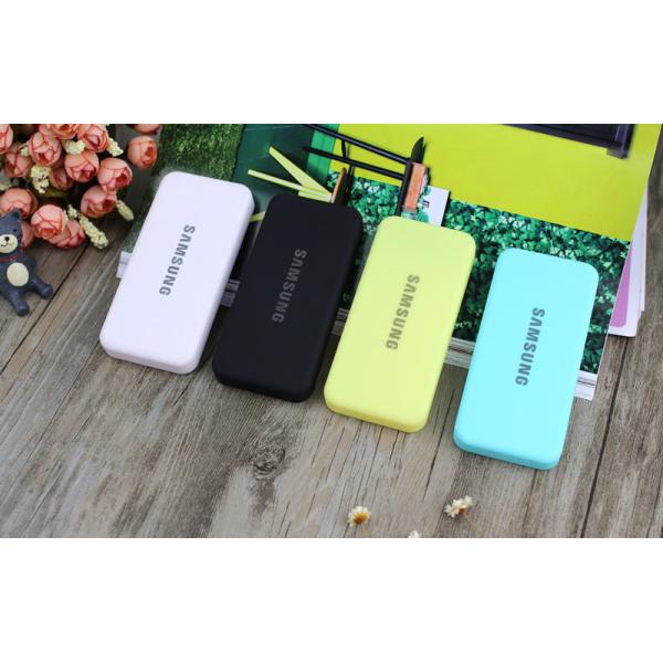 Super Slim Rubber Oil Casing Mobile Power Bank 6000mAh Samsung Battery Power Bank 5V 2A