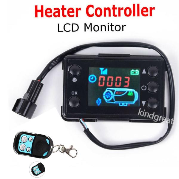 5KW Truck Parking Heater 12V 24V LCD Display Switch Remote Control