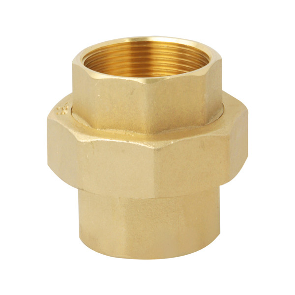 Brass Straight Union With Metal Sealed|(MF)