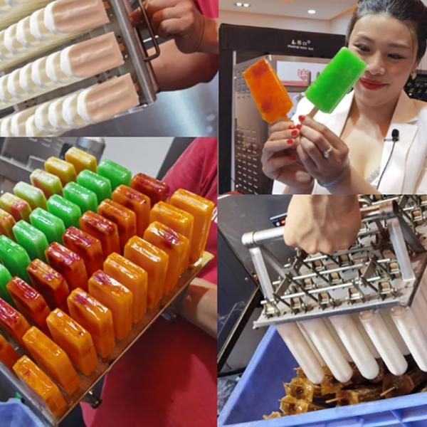 High Productivity Stainless Steel Popsicle Machine for Food Shop Customized Popsicle Machine