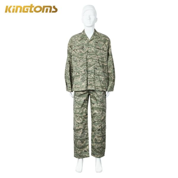 Форма боя армии ткани шотландки Camoulfage тигра BDU американская