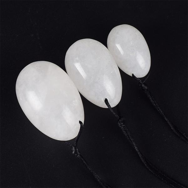Jade Eggs for Women Size One Set Rose Quartz Green Purple White Nephrite Xiuyan Jade