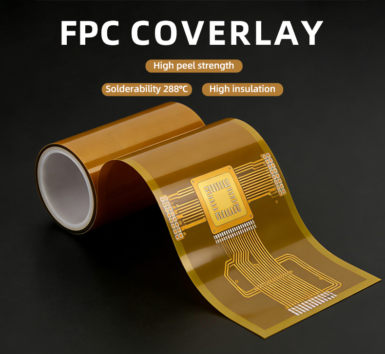 High‑Temperature Resistant Brown PI Polyimide Heating Film Flexible Electric Heating Sheet for Industrial Use