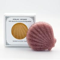 Éponge rouge de Clay Various Colors Natural Konjac pour le lavage de visage et de corps