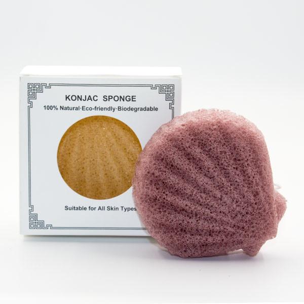 Limpeza de Shell Konjac Sponge For Face