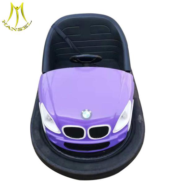 Hansel shopping mall large bumper car fiberglass battery bumper car for game centre