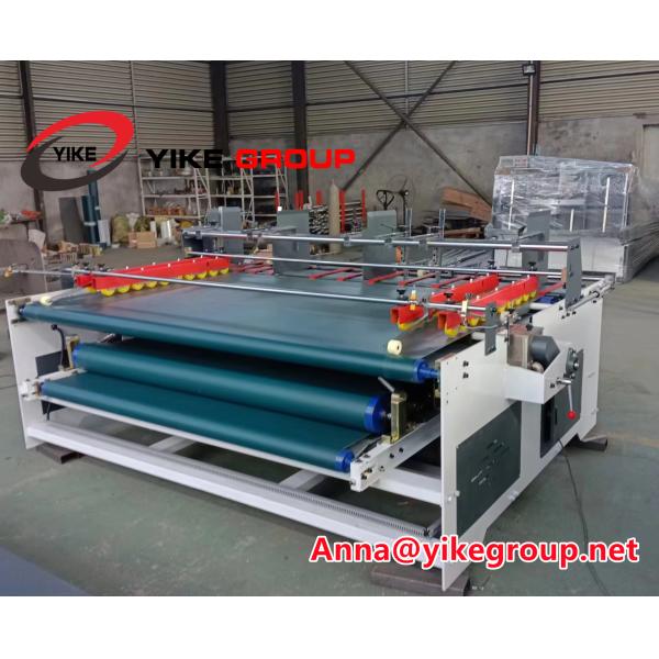 Легко управлять YK-2000 Прессовый тип картона коробка папка клеевая машина
