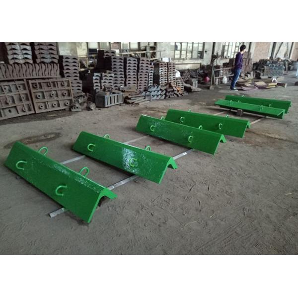Cr-Mo Alloy Bucket Casting Cap Rail Steel Mill Liners for Grinding Mill Elongation More Than 10%