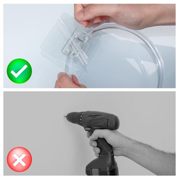 Диаметр прилипателя ISO9001 160mm держателя кольца полотенца Bathroom ПК материальный