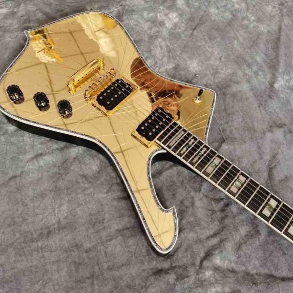 Custom Paul stanley Mirror crack mirror electric guitar rosewood fingerboard handmade 6 stings guitar