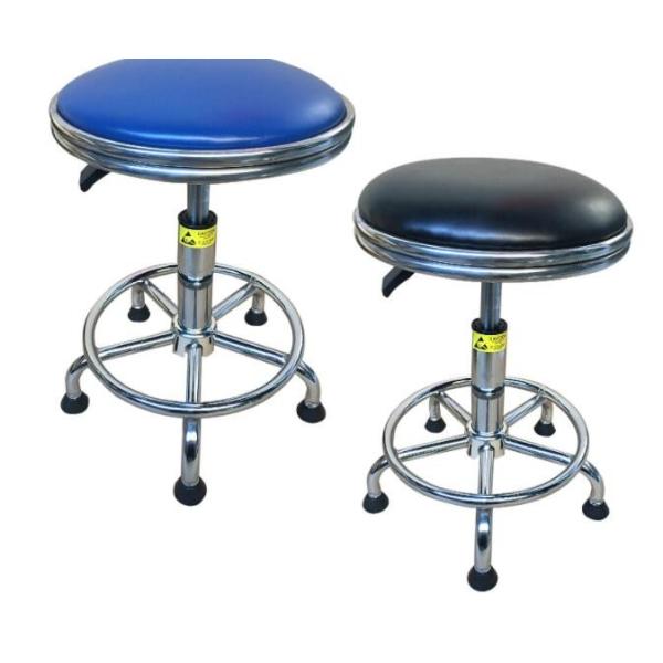 Adjustable height ESD Stool Chair , PU Anti Static Lab Chair