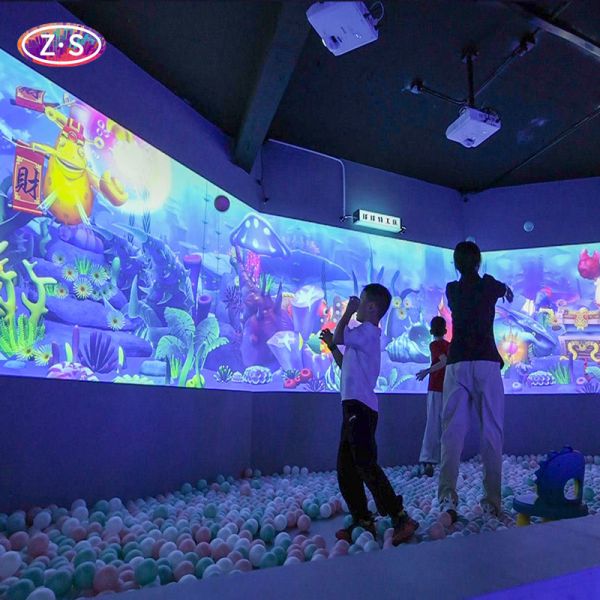 Laser Interactive System Immersive Large Screen Wall Projection Games For Venues