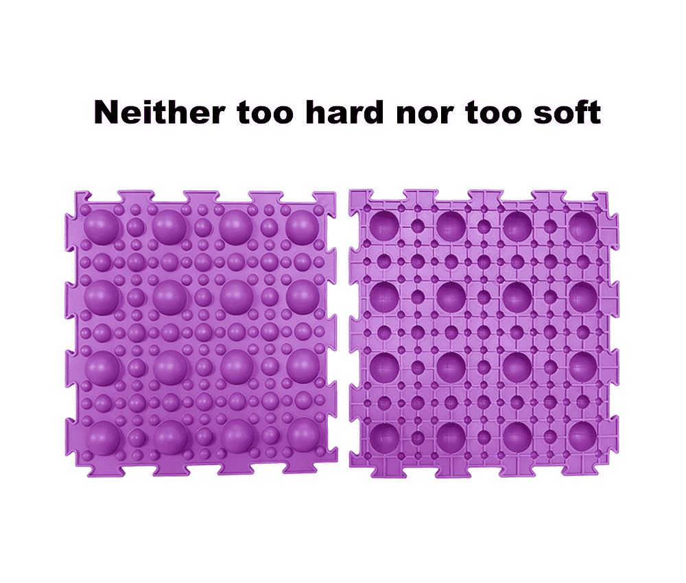 Convenient Tool Silicone Plate Soft Silicone Pad Sensory Integration Training Finger Plantar Massage Mat for Children