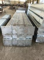 Estrutura de aço galvanizado em secção H, com parafusos, resistência a intempéries