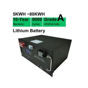 Rack Mounted 48V Lithium Battery 100ah 200ah Lifepo4 Battery Pack Easy