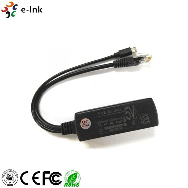 10/100/1000M 5V 2A PoE Splitter avec port Micro USB