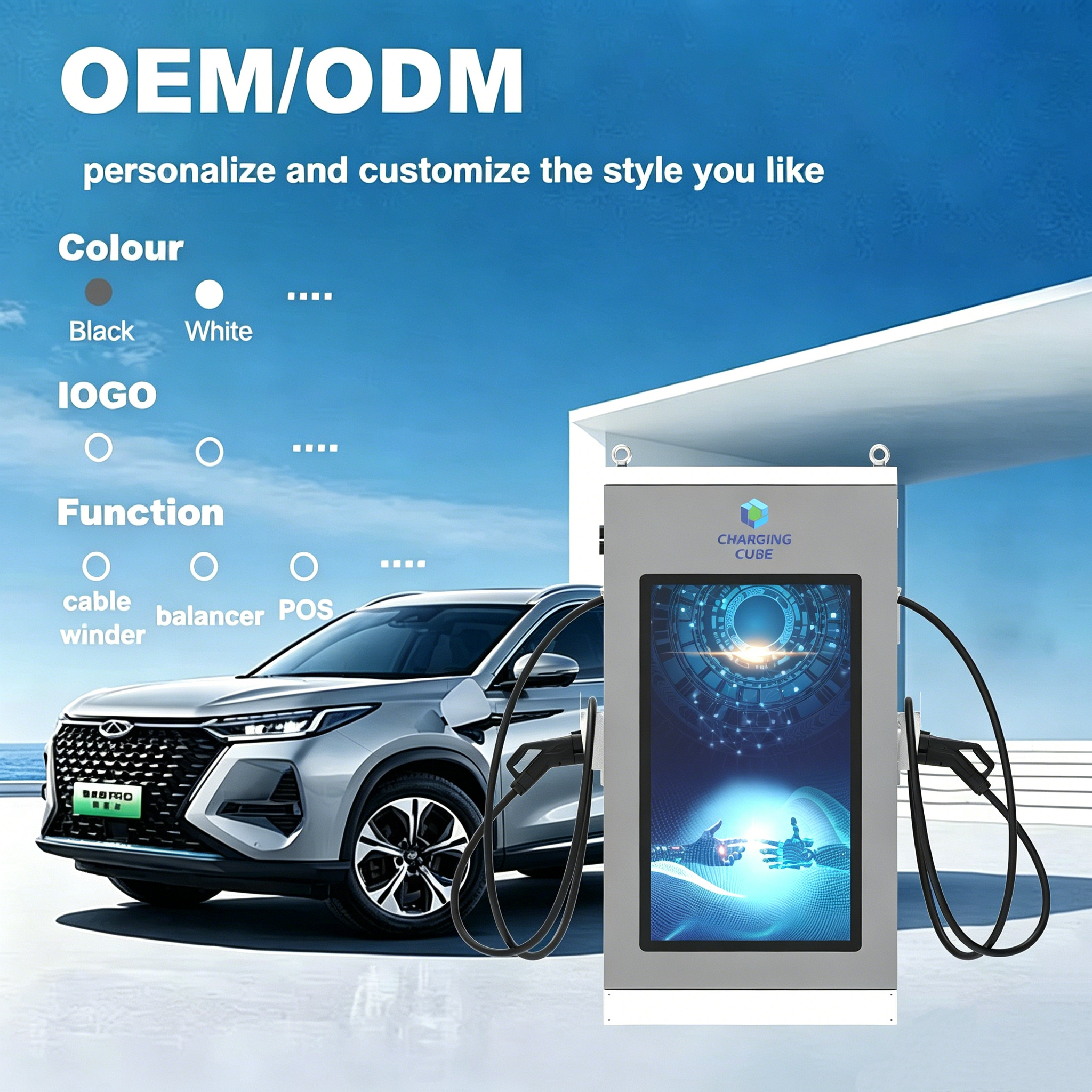  55-inch HD Advertising Screen, Dual Revenue from One Unit