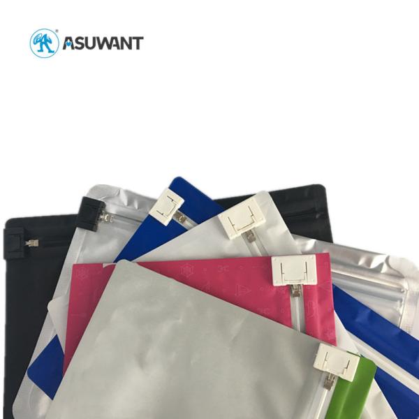 Various Colors Child Proof Zipper Bags Compostable Food Grade Standing Pouch