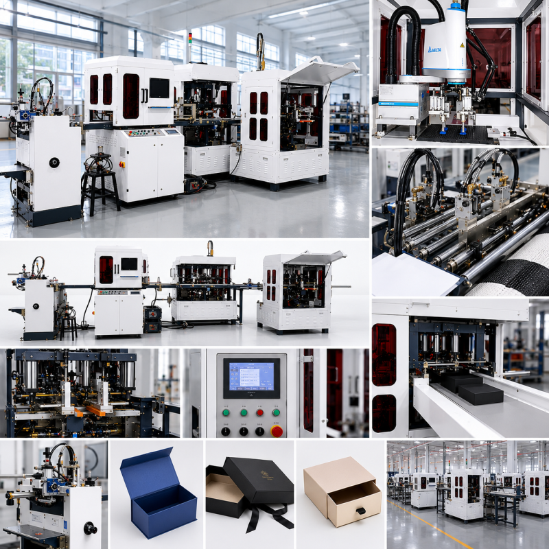 RH350C Fully Automatic Intelligent Box Making Machine (Double Fixed Double Holding Box Type)