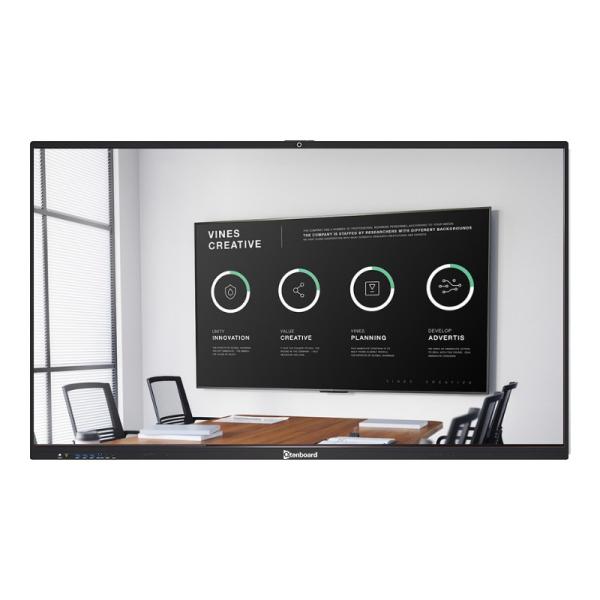 Large Size Interactive Flat Panel 86 98 105 110 with 4K LCD Touch Screen and Dual OS for Classroom and Office
