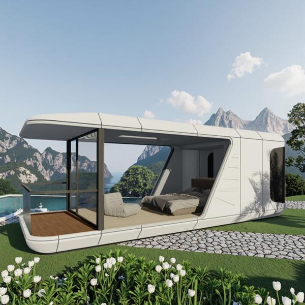 Space Capsule Homestay: une expérience panoramique du lac à 270 degrés