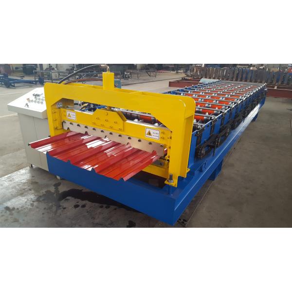Rollo de aluminio de acero coloreado de la teja de tejado que forma la máquina, rollo del panel del tejado que forma la máquina