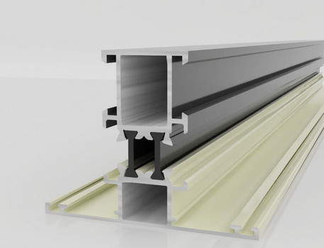 Анодированные профили штранг-прессования алюминиевого окна, глубоко - обработка алюминиевой оконной рамы